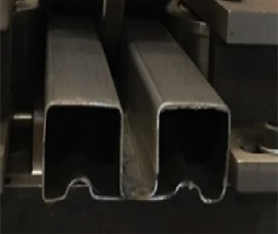 Rolling and spot welding part